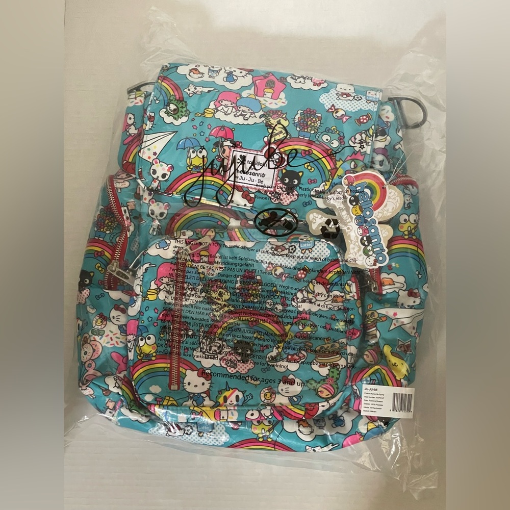 NWT Tokidoki x Jujube Rainbow Dreams Be Sporty limited edition discontinued